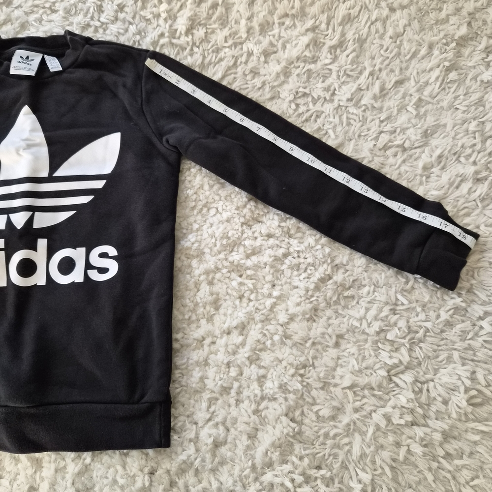 ☆5/$15☆Adidas Originals Black Trefoil Sweatshirt – Youth 9–10Y - Picture 5 of 14